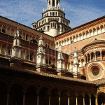 Il piccolo chiostro della Certosa di Pavia