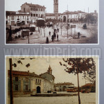 Cartoline raffiguranti piazza Meardi a inizio Novecento