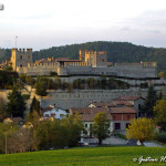 Il castello di Montesegale al tramonto