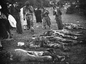 Foiba di Vines (Albona d'Istria): recupero cadaveri a fine 1943.  fonte Wikipedia.